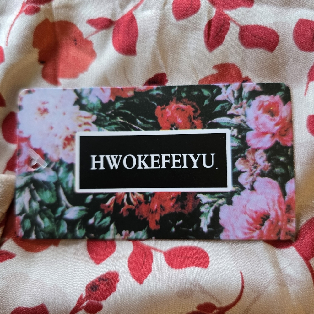Floral Rust and Off-White Women's Shell - Picture 4 of 9